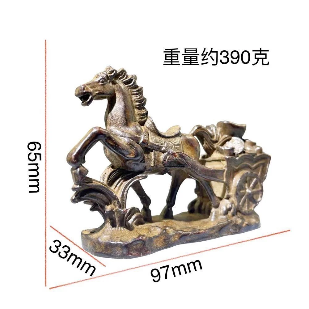 Horse ingots, fortune cars, instant fortune, rich zodiac horses, lucky ornaments, office home furnishings, horse decorations