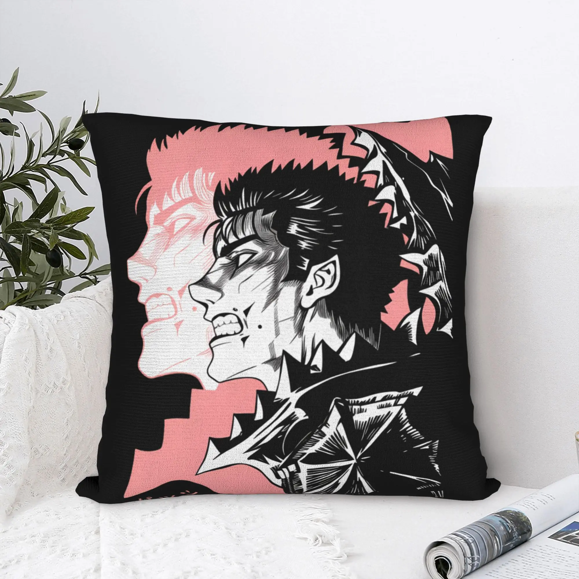 Pillow Cover B-Berserks  Kawaii Pillow Case For Couch Sofa Bedroom Pillowcases