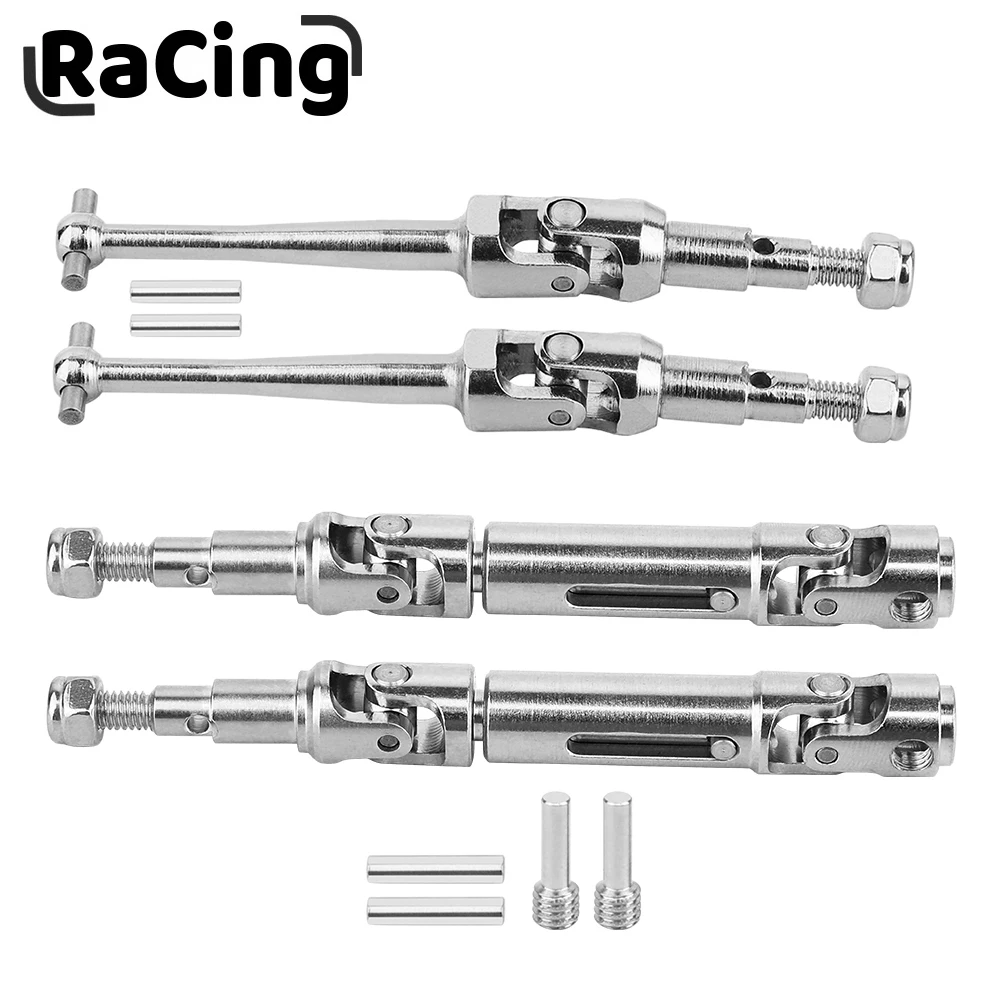 Metal Front and Rear Drive Shaft Dog Bone CVD Driveshaft For 1/14 MJX Hyper Go 14210 14209 1/14 RC Car Upgrade Parts