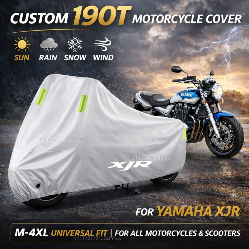 

Чехол для мотоцикла YAMAHA XJR1200 XJR1300 XJR 1200 1300, водонепроницаемый, сверхпрочный, для улицы, защита от дождя, пыли и солнца