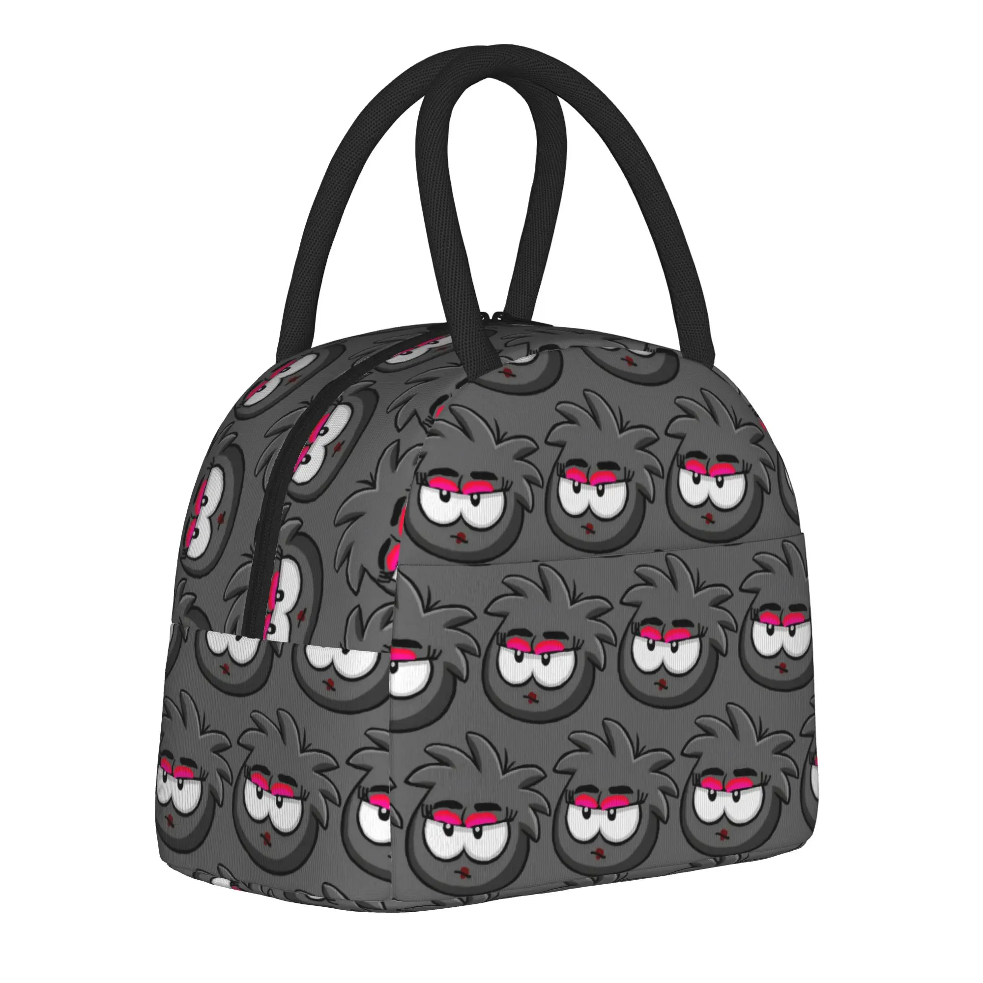 Club Penguin Puffle  Games Insulated Lunch Bags Portable  Reusable Thermal Bag Lunch Box Tote Beach  Travel Food Storage Bags