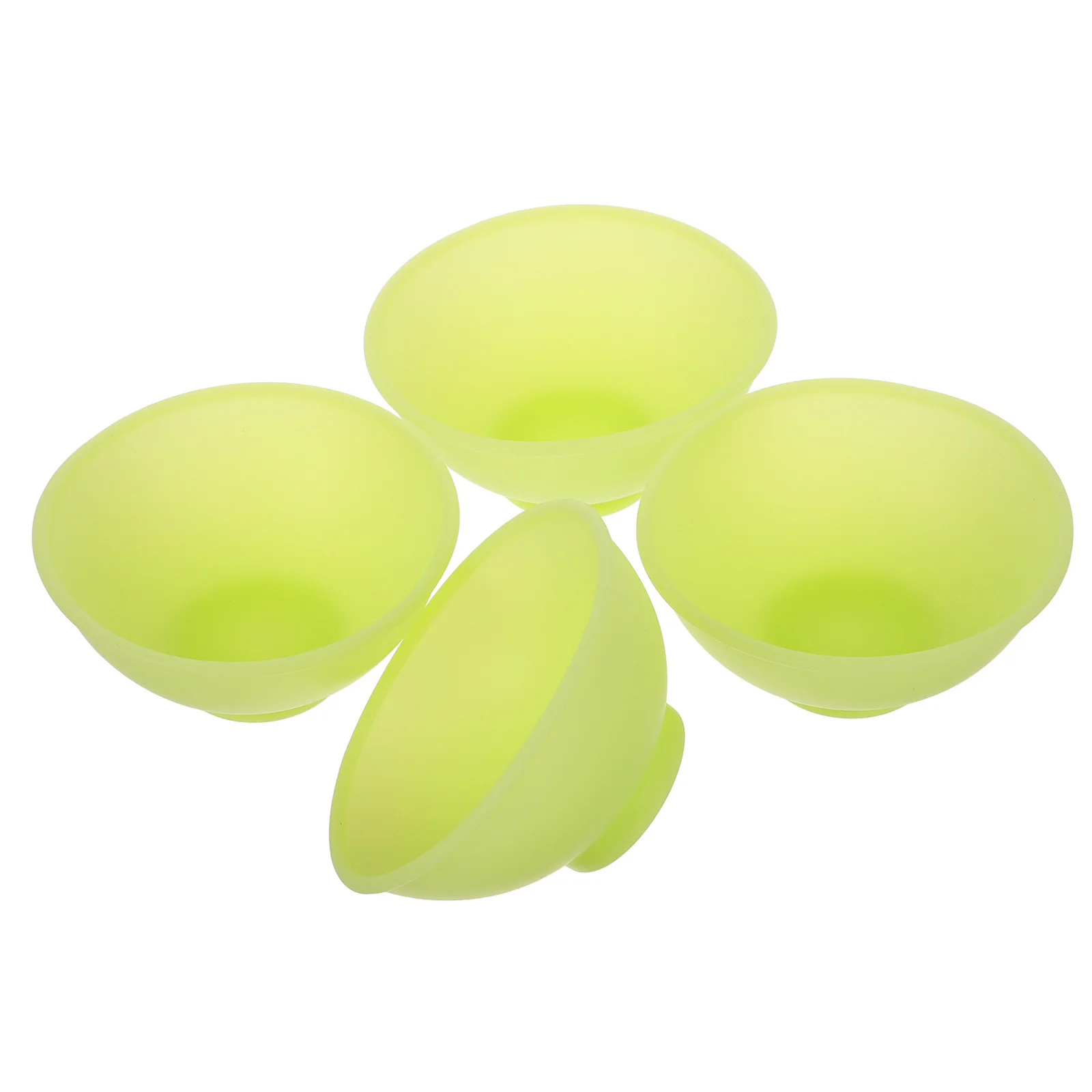 

4Pcs Silicone Small Bowls Multipurpose Reusable DIY Face Mask Mixing Bowl Condiment Containers Household Spa Supplies