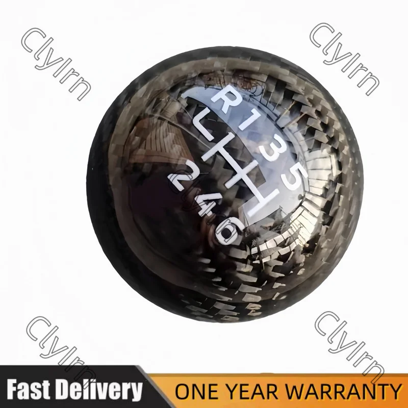

Car 6 Speed Carbon Fibre Modified Manual Gear Shift Knob Lever Shifter Handball For Toyota GT86 Yaris GR For Subaru STI BRZ WRX