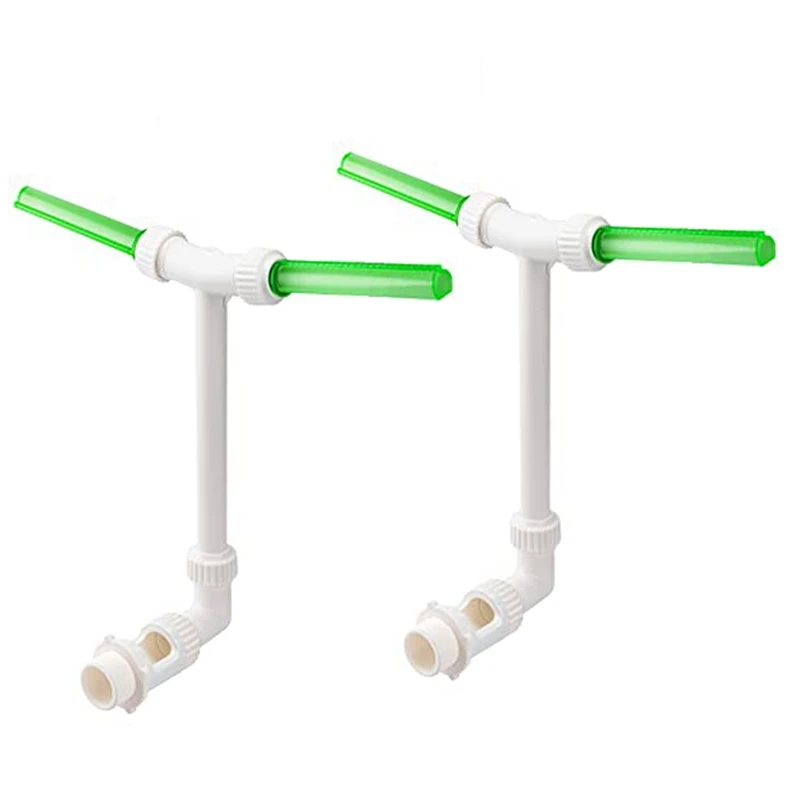 

2 Pcs Plastic Swimming Pool Waterfall Fountain Spray Fluorescent Water Fountain Adjustable Pool Sprinkler For Outdoor Garden