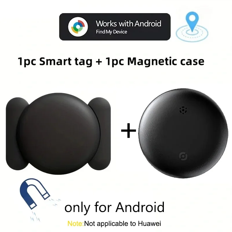 Étiquette de suivi Bluetooth pour Android (Android uniquement), détecteur de clé compatible avec Google Find My, recherche d'articles d'étiquette de suivi pour clés