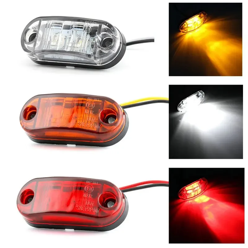 

Truck Side Sign Light LED Oval Marine Yacht Interior Light Trailer Indicator Waterproof Auto Trailer Truck Lorry Lamps