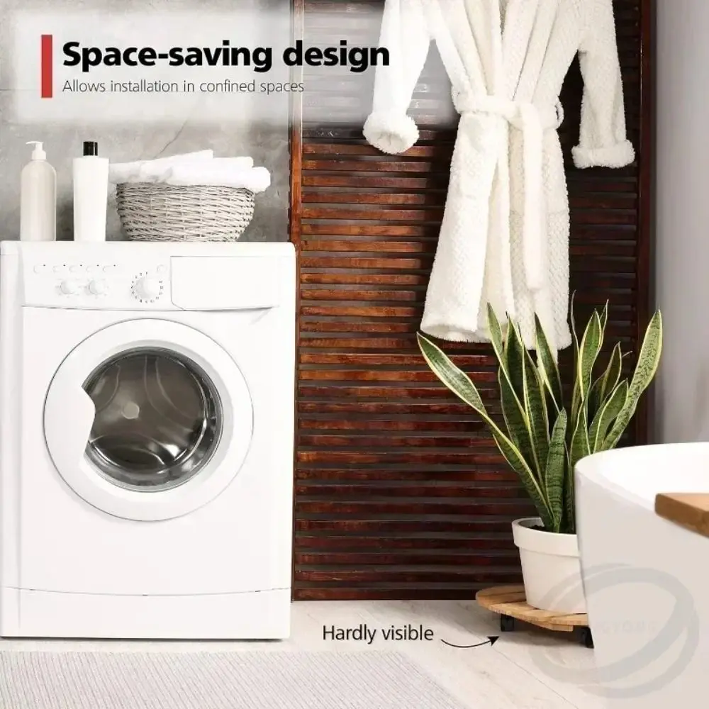 4Pcs 1/1.5inch Swivel Casters Silent Operation with Brake Furniture Casters Wear Resistant Shock Absorbing Office Chair Casters