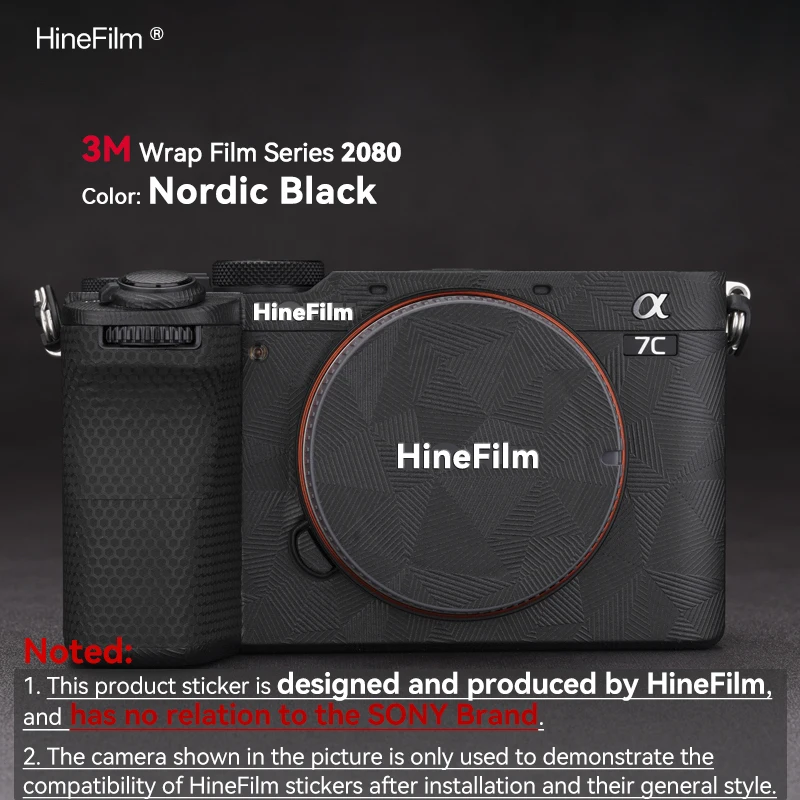 A7C2 Skórka do Sony A7CR A7CII Naklejka na aparat A7CM2 Pokrowiec na Sony A7C II Folia ochronna Pokrowiec na Sony A7C Mark II — zdjęcie produktu 2
