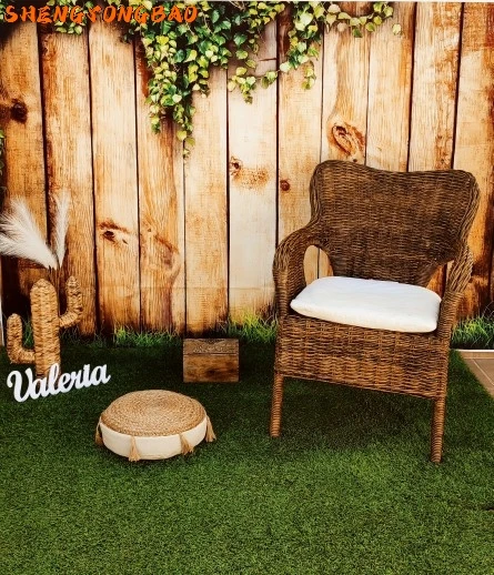 Bruiloft achtergrond voor fotografie bruids douche partij decoratie achtergrond voor fotostudio houten bloem muur Photocall Prop