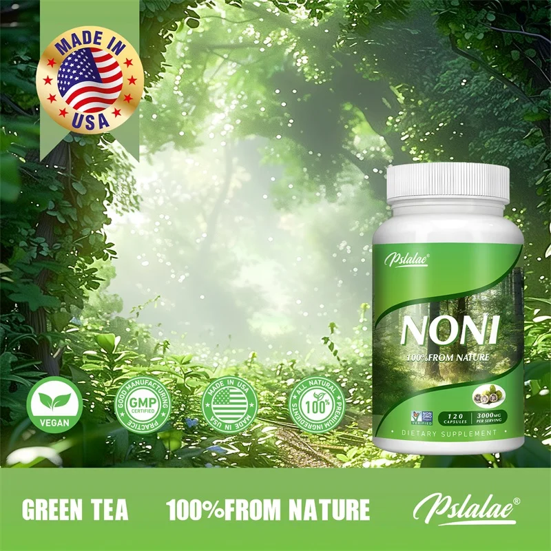 Noni Fruit Capsules - Supports Skin Health, Boosts Immunity, and Replenishes Energy and Vitality