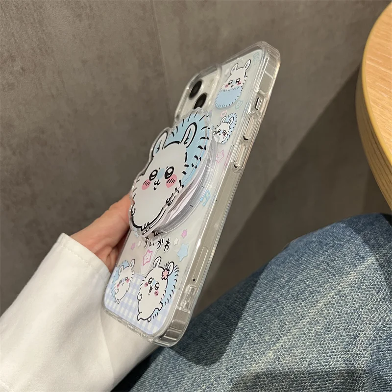 حامل مغناطيسي لطيف على شكل فأرة طائرة صغيرة من Chiikawa لحافظة الهاتف المحمول طقم كرافت كاواي