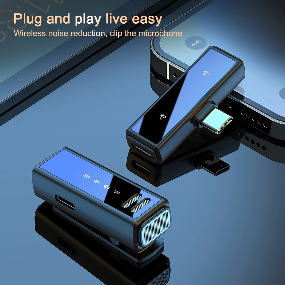 J88 profession elle drahtlose Laval ier Mikrofon Handy Rausch unterdrückung Live-Übertragung Gaming Audio-Video-Aufnahme Mini-Mikrofon