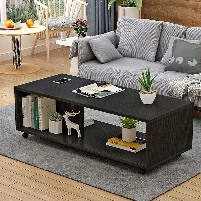 New 100*40cm Special Offer Coffee Table Side Table Portable Simple Small Coffee  White Mode