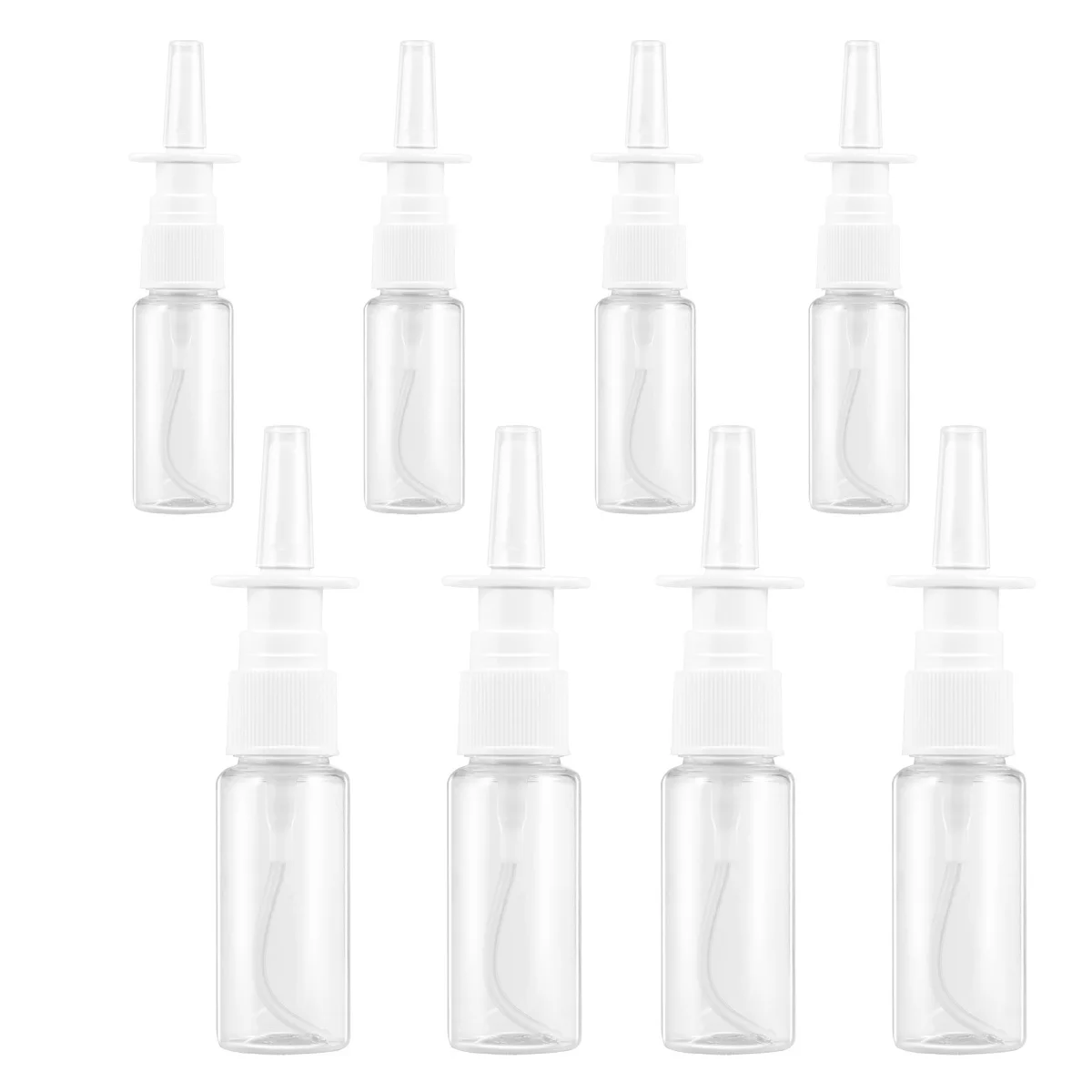 

8 шт., прозрачные портативные флаконы с распылителем для носа для домашних животных, многоразовые, герметичные для эфирных масел, жидких духов, хранения воды