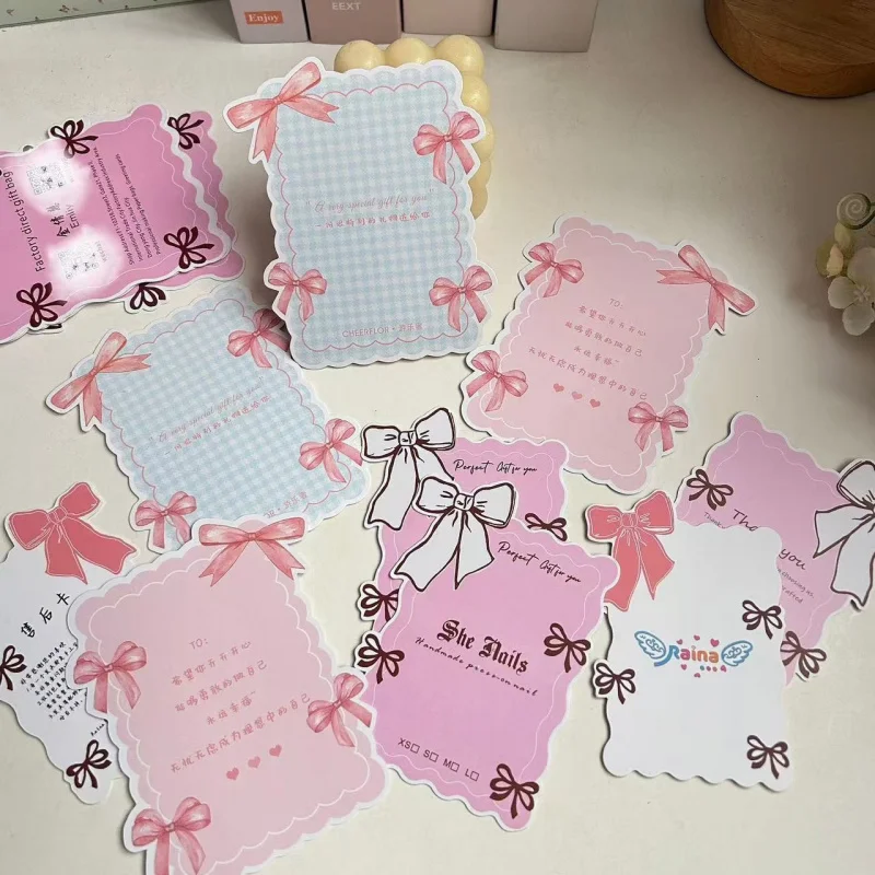 Customized-Border English Thank You Card Thankyou Evaluation Card Customized Product Introduction After