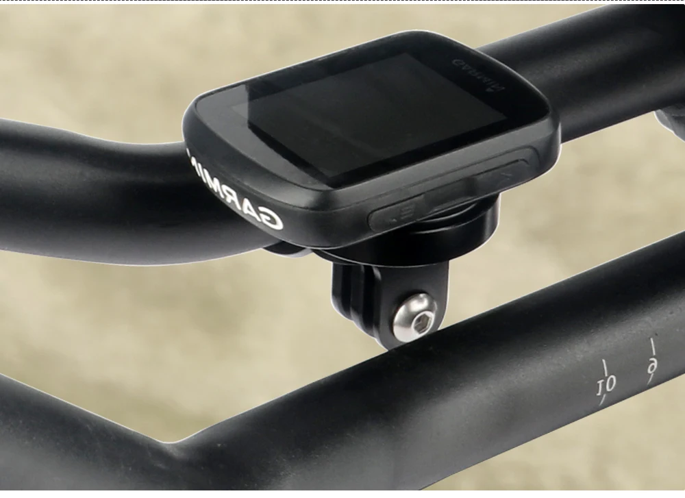 Deemount Fahrradcomputer-Halterung TT Lenker-Tachometerhalterung Aluminium-Halterung für Garmin Bryton IGPS XOSS Wahoo Passend für GoPro-Kamera – Detail 6