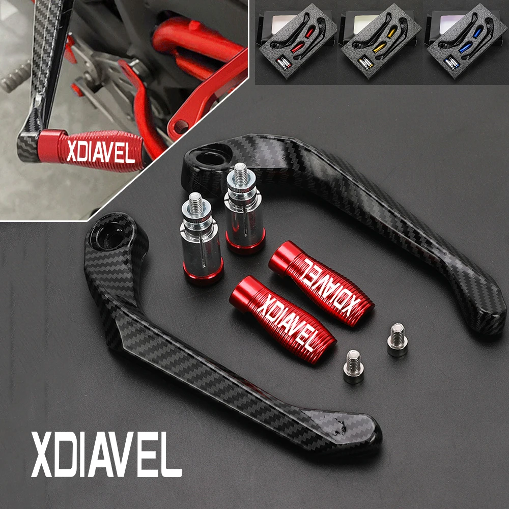 

Motorcycle Handlebar Grips Guard Brake Clutch Levers Guard Protector FOR DUCATI XDiavel S X DIAVEL 2011-2016 2023 2024 2022 2021