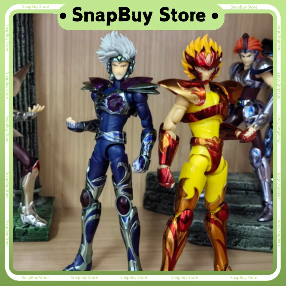 

In stock MST J Model Saint Seiya Myth Cloth EX Crystal Flame Saint Action Figure Knights of Zodiac Silve Collection Decoa Toy