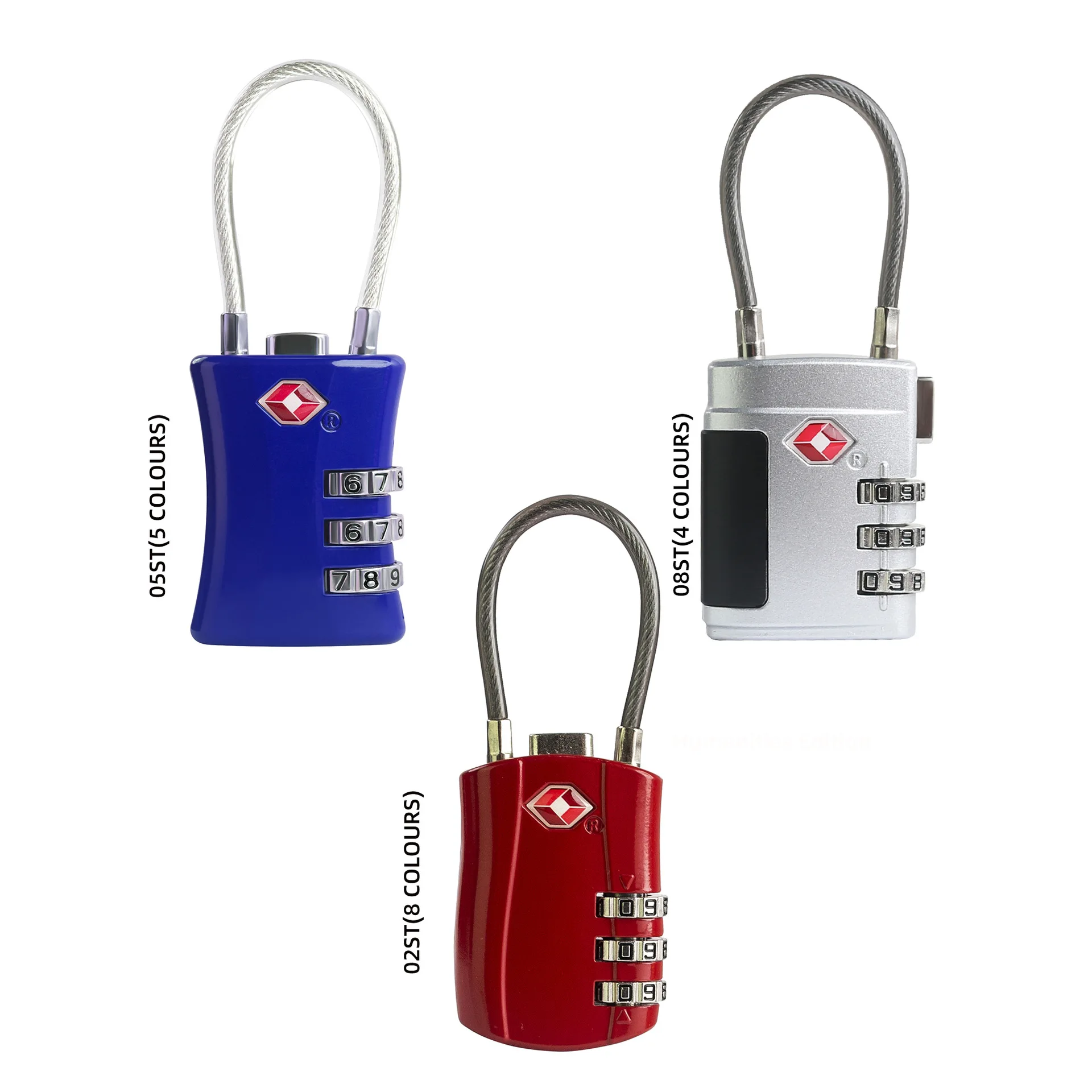 

Pure Alloy Steel Wire Padlock Multi-purpose Digital Combination Lock, Bicycle Helmet Anti-theft, Light and Easy To Carry