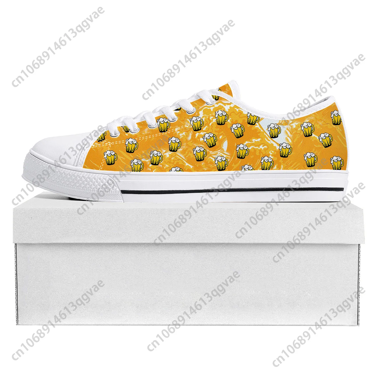 

Beer Unisex 3D Print Low Top High Quality Sneakers Mens Womens Teenager Canvas Sneaker Prode Casual Couple Shoes Custom Shoe