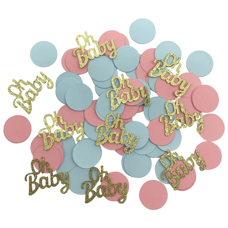 1 Beutel Oh Baby Papier Konfetti Kinder 1. Geburtstag Party Dekoration Junge Mädchen Geschlecht offenbaren Babyparty Party Tischstreuer Zubehör