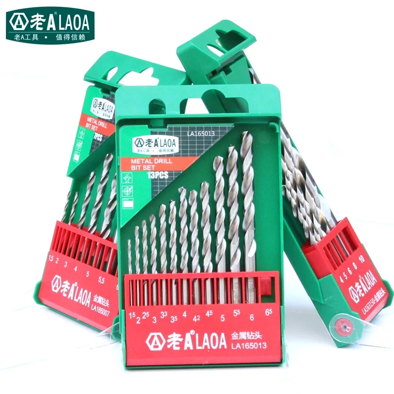 LAOA Metal Drilling Sets 7524 High Speed Steel Electric Drill Multi-function Electric Bit