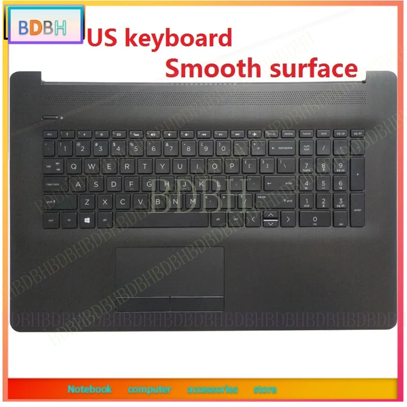 NEW For HP Pavilion 17-BY 17T-BY 17-CA 17Z-CA 17G-CR 17Q-CS TPN-I133 US laptop keyboard palmrest Upper cover