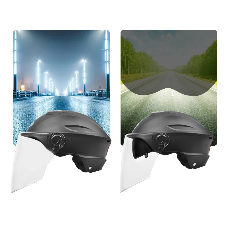 Capacete Scooter Elétrico para Mulheres e Homens, Cascata de Segurança, Vespa Chopper, Artigos Urbanos, Equipamento Moto, Verão