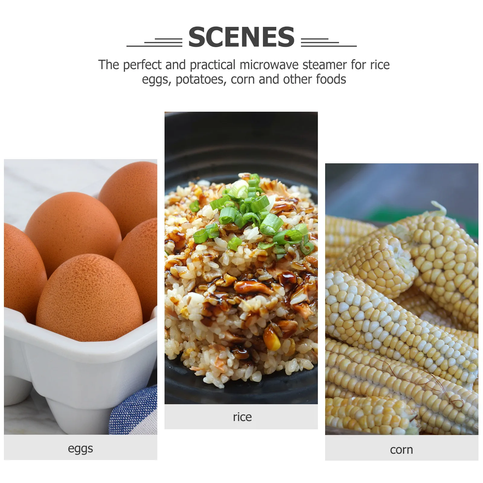 

Microwave Steamer Heat Resistant Plastic Basket for Cooking Steamed Buns Meat Vegetables Rice Microwave Steamer