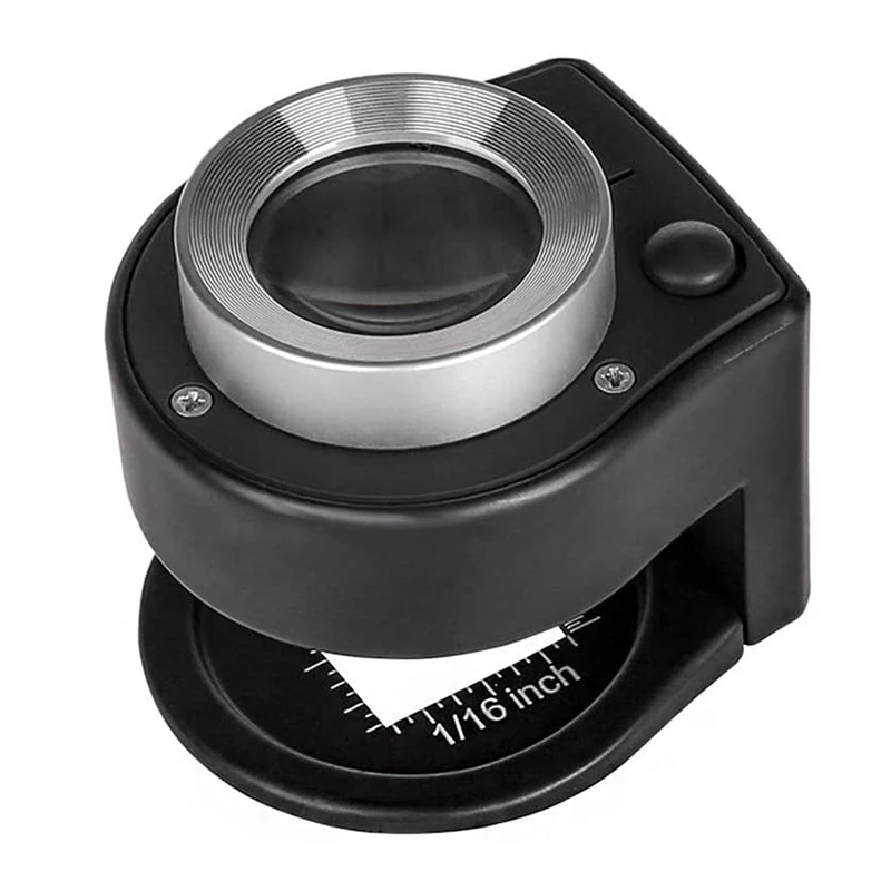 แว่นขยายตั้งโต๊ะขนาด30X พร้อมแว่นขยาย LED 3แบบมือถือขนาดเล็กส่องสว่างแก้วออพติคอลคู่แว่นขยาย