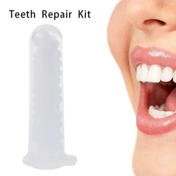 Kit de reparo dentário temporário Cola sólida de dentes falsos Adesivo para dentadura Clareamento dos dentes Ferramenta de beleza de resina Novo