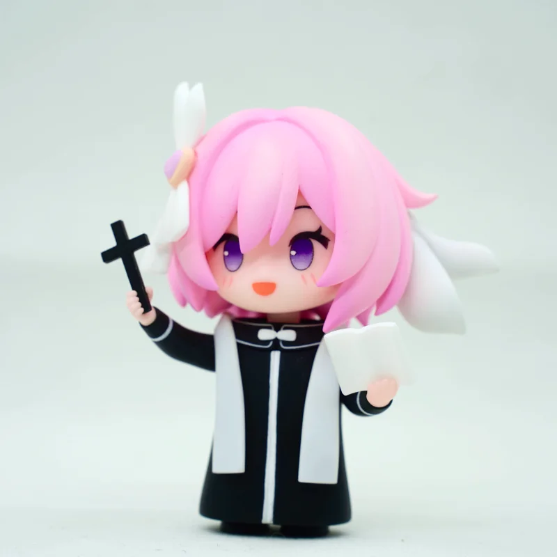 

Honkai Impact Elysia, милые украшения в стиле Q, слепая коробка, игрушка, товары для образцов, креативные фигурки Elysia, игрушки, настольные украшения