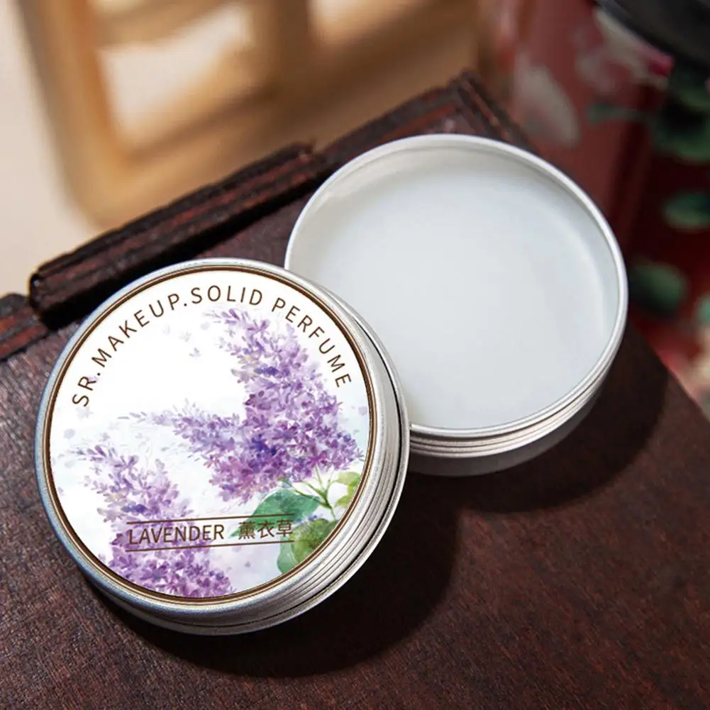 Elegant Solid Perfume Balm - Portable Retro Scent With Rose Lotus Lavender Fragrance Long-Lasting Antiperspirant For Body