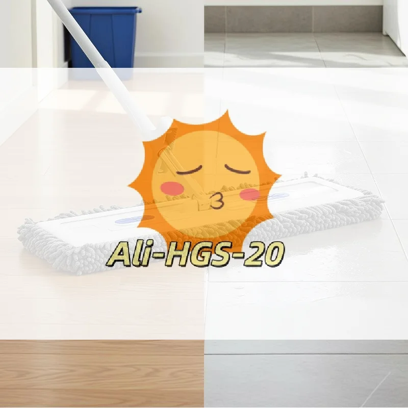

45CM Reusable Flat Mop Head Replacement Cloth Water Absorbent Microfiber Pad for Home Pet Hair Floor Cleaning