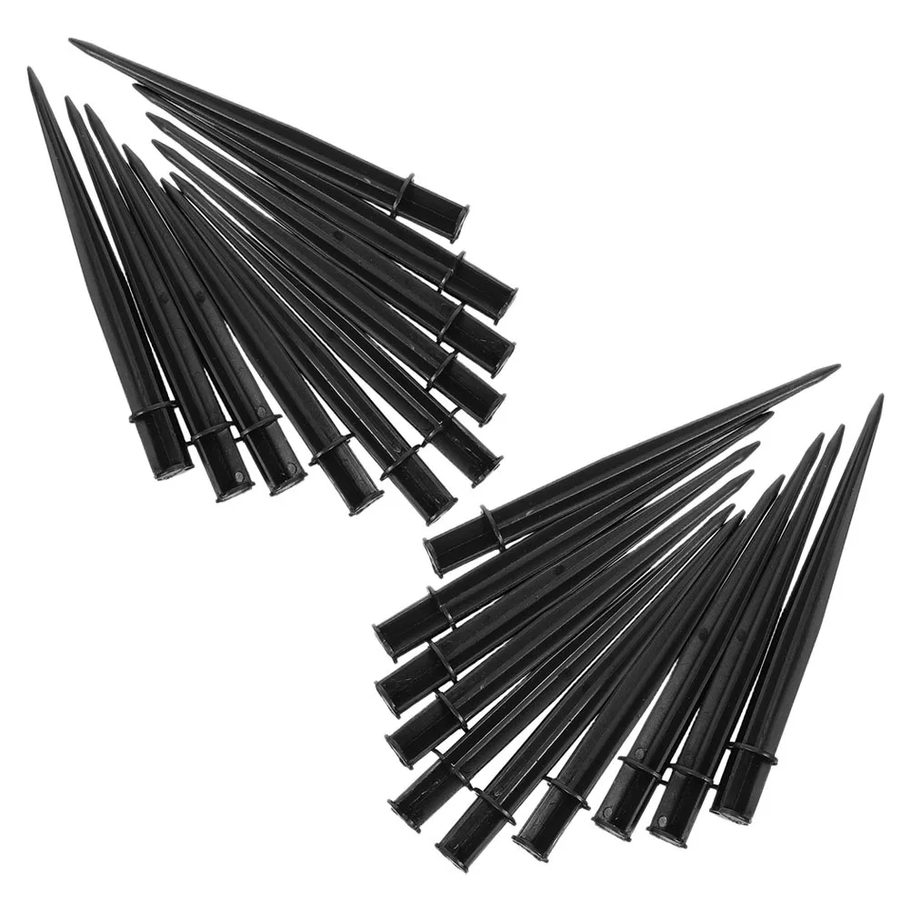 

20Pcs Solar Stake Lights Plastic Ground Spikes for Yard Pathway Easy Installation Durable Weatherproof Landscape Lighting Decor