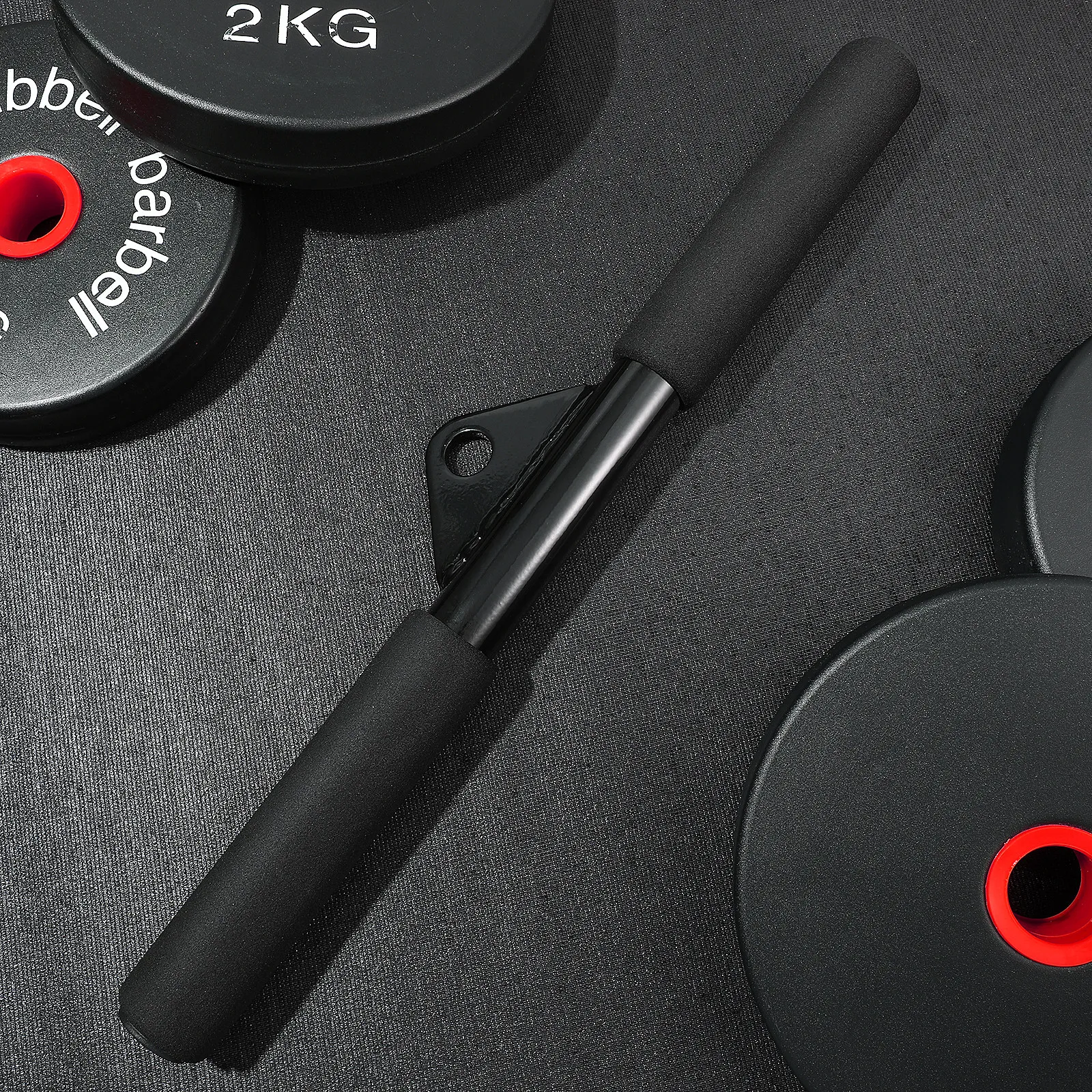 Strong Reliable Pull Down Bar Straight Cable Machine Attachment for Home Gym Fitness Training Tricep Bicep Shoulder Back Abdomen