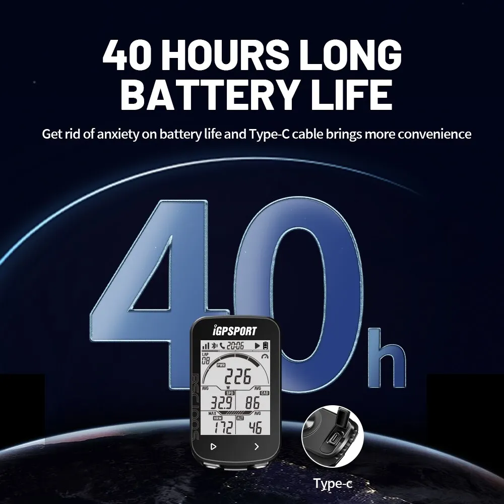 

GPS Bike Computer IGPSPORT BSC100S Cycle Wireless Speedometer Bicycle Digital Stopwatch Cycling Odometer Cycling Computer