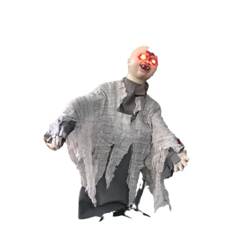 

Halloween Trumpet Standing Swing Boy Halloween Day Haunted House Secret Room Horror Decoration Voice Activation