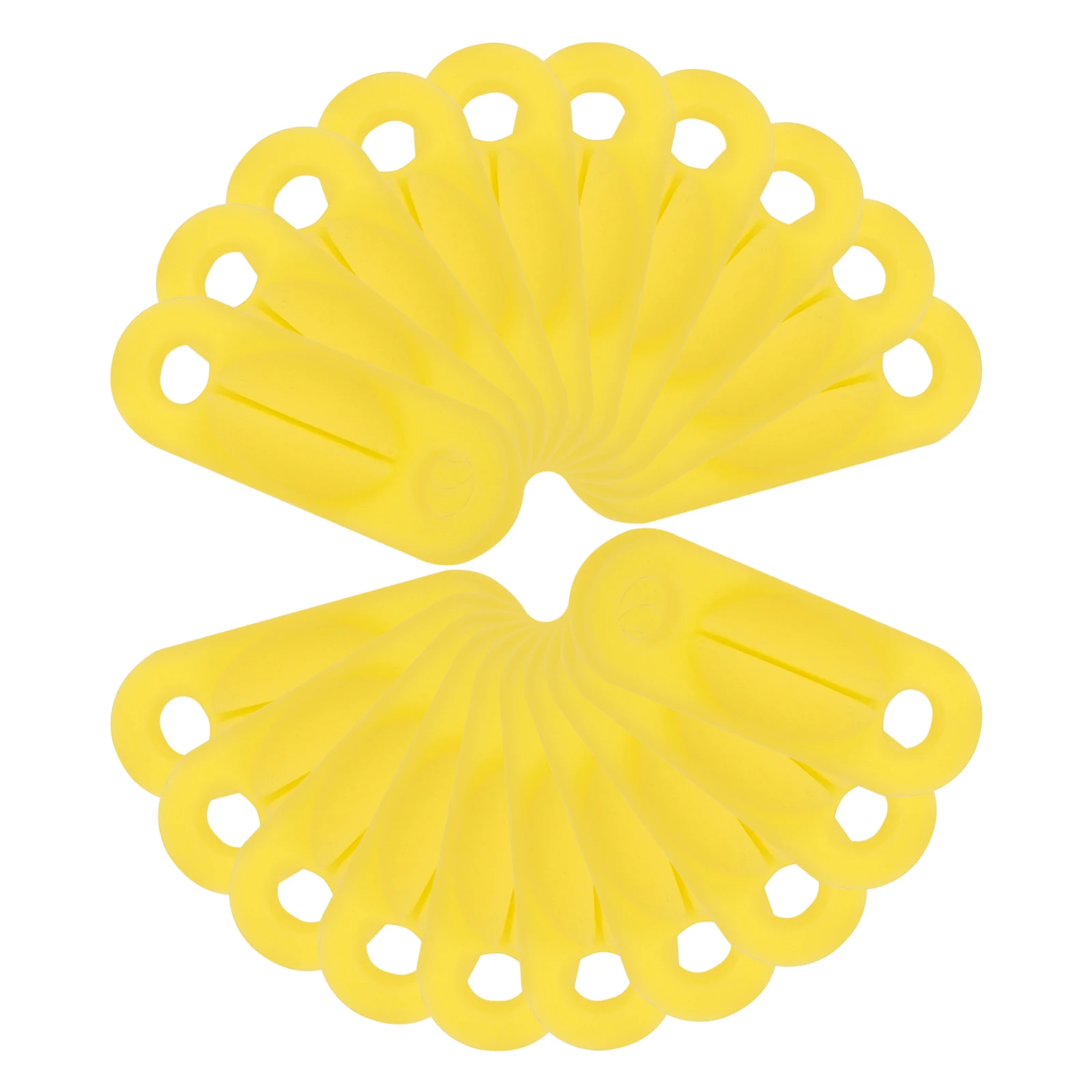 

100pcs Racket String Protector Guard Tube Gasket Badminton Racquet Supplies Plastic Cord Tubing Yellow Long Pads Anti Collapse