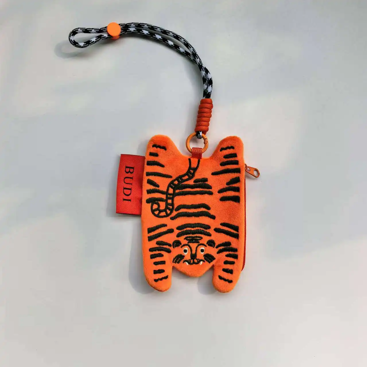 

Change bag lanyard cute cartoon animal fabric mini neck bag can be hung mobile phone key earphone storage bag