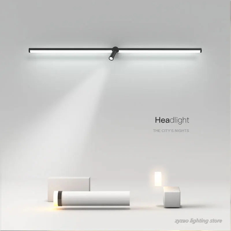 Line LED Wall Vanity Lights Modern Simple Master Bedroom Creative Bathroom Dressing Table Bathroom Washbasin Lighting Fixtures