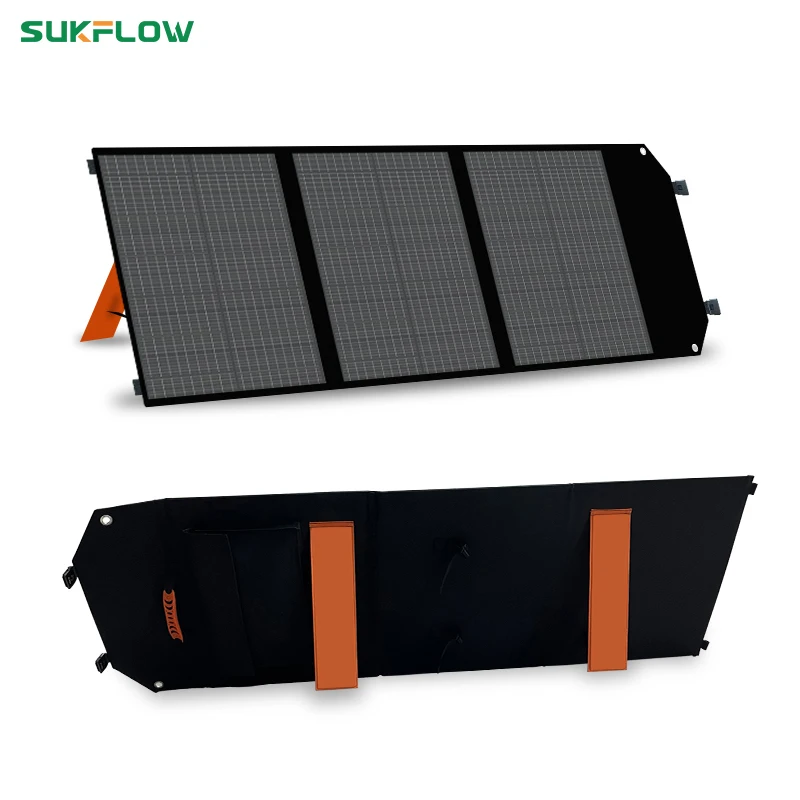 100W Solar Panels Portable Charger with Adjustable Bracket Waterproof for Power Bank Battery Camping Car Boat RV Solar Plate