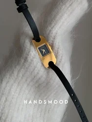 Vintage Black Multi-style Women's Watch Square Dial Snakehead Personalized Fashion Bracelet Luxury Watch Gift for Lovers