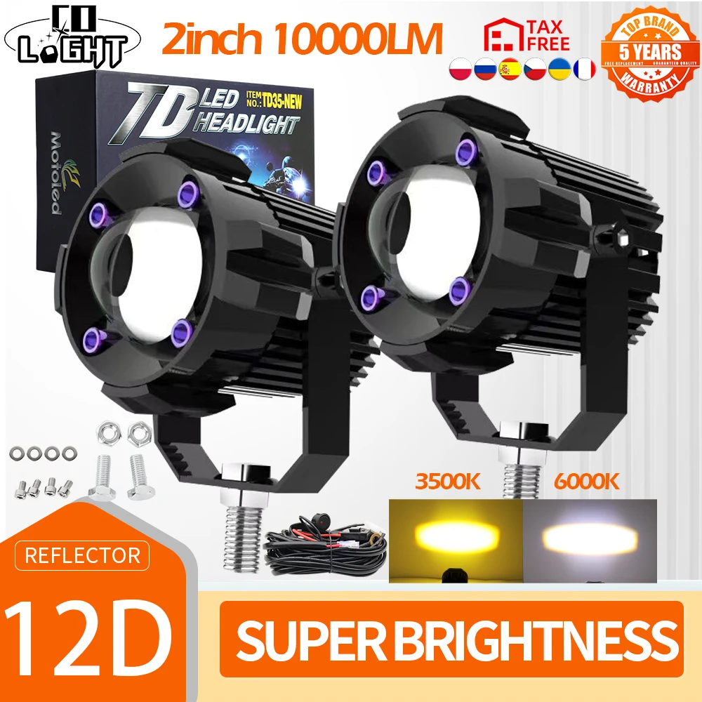 

CO LIGHT 2" LED Work Light Offroad 4X4 Spotlight 3500K 6000K 12V 24V For Truck Boat Car Moto SUV ATV Barra Mini LED Headlight