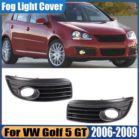 폭스바겐 VW 골프 5 GT 2006-2009 자동차 액세서리 안개등 프레임 앞 범퍼 안개등 커버 그릴 1k0853666AD 1k0853665AD