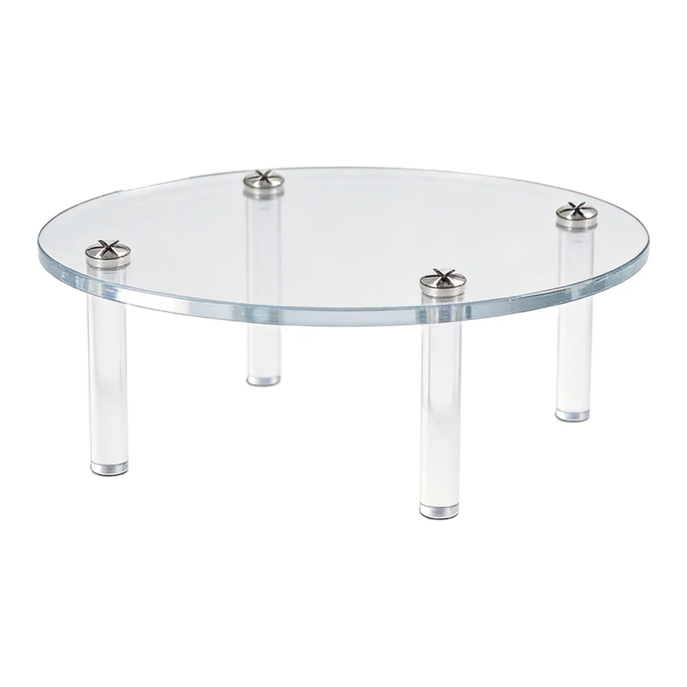 Clear for acrylic Display Stand Cake Decorating Supply for mini Display Riser Clear Display Stands Robust for acrylic Material