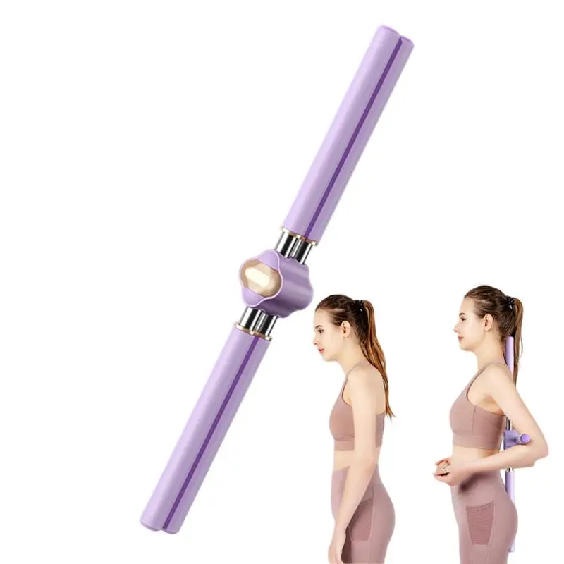 Posture Corrector Yoga Stick Neck Shoulder & Back Stretcher Multi-Use Back Cracking Device Neck Hump Cracker Bar For Adult