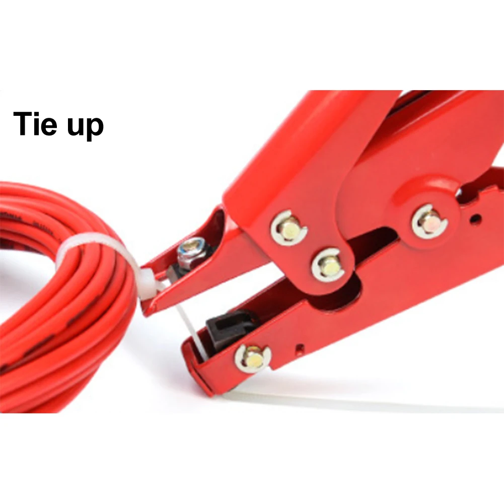 HS519 Cable Tie Fastening and Cutting Pliers for Nylon Cable Ties 2 49mm with Carbon Steel Blade and Ergonomic Design