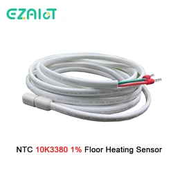 EZAIOT 3M NTC 10K3380 1% Thermostat External Temperature Sensor Waterproof Probe for Floor Heating Smart Thermostats