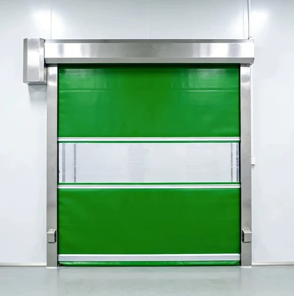 Ra dar Induction Linked Intelligent Lifting Fast Electric Rolling Shutter Door, PVC Industrial Door for Dust-Free Workshop